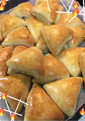 Una foto de Mini Esfiha Rellena con Carne molida!de *Brasil*