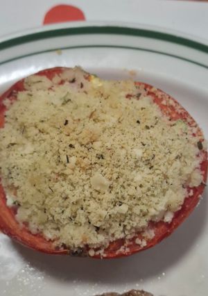 Una foto de Jitomates rellenos de requesón