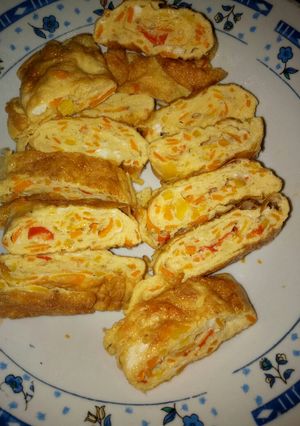 Foto resep Telur dadar gulung