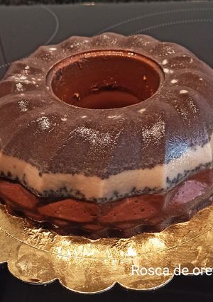 Una foto de Rosca de oreo y chocolate