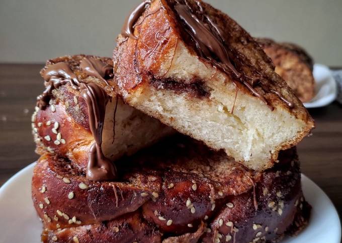 Yuk intip, Cara praktis buat Nutella French Toast (Churro Style)  nikmat