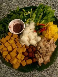 Hình của món Bún Đậu Mắm Tôm.