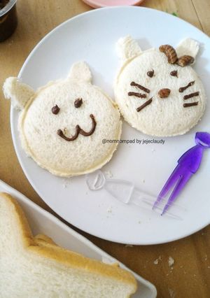 Foto resep Bekal roti kelinci lucu (cute sandwich)