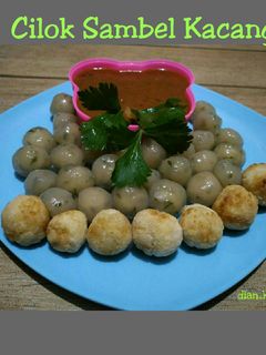 Foto resep Cilok sambel kacang