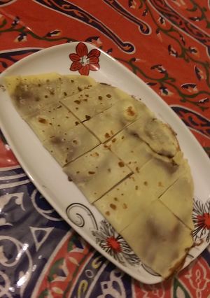 صورة لوصفة الكريب بحشوة النوتيلا