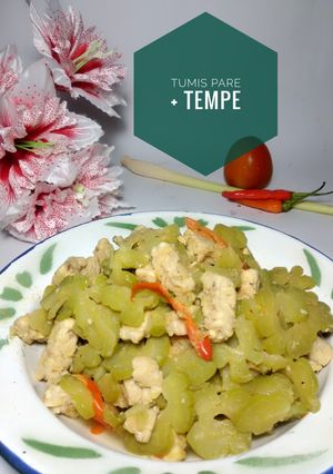 Foto resep Tumis Pare + Tempe