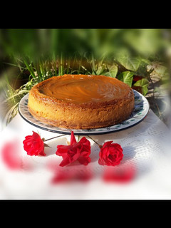 Una foto de Cheesecake de dulce de leche en horno