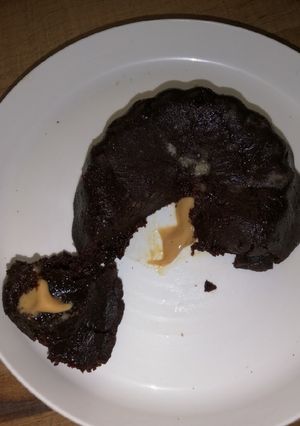 Une photo de Fondant cœur coulant