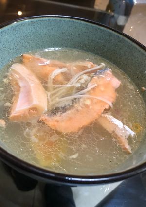 Foto resep Sup Salmon Belly