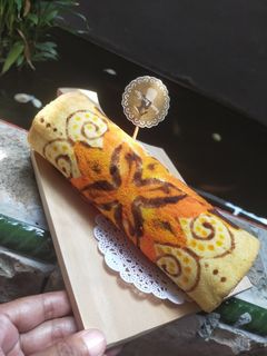 Foto resep Batik Roll Cake Panggang