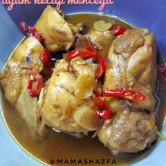 A picture of Ayam kecap.