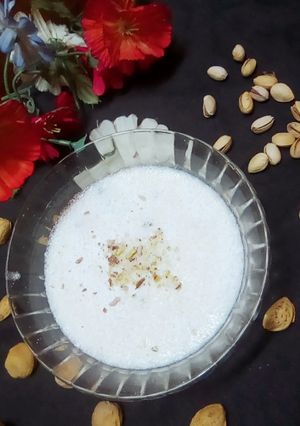 A picture of Coconut kheer.