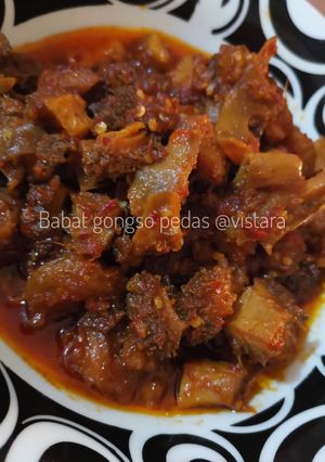 Foto resep Babat Gongso Pedas