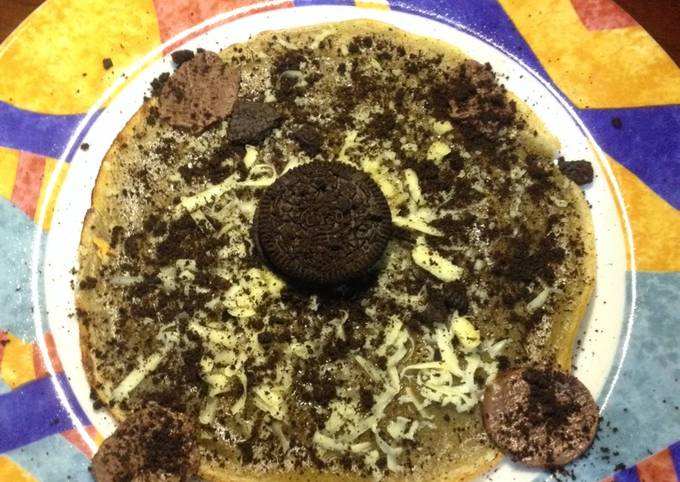 Simple pancake/ Pannekoek cheese oreo