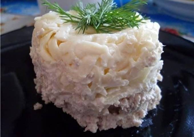 Салат Каприз, пошаговый рецепт на ккал, фото, ингредиенты - Тимур