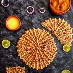 A picture of Rajasthani Khoba Roti.