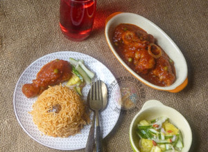 Gambar Nasi Tomato Simple