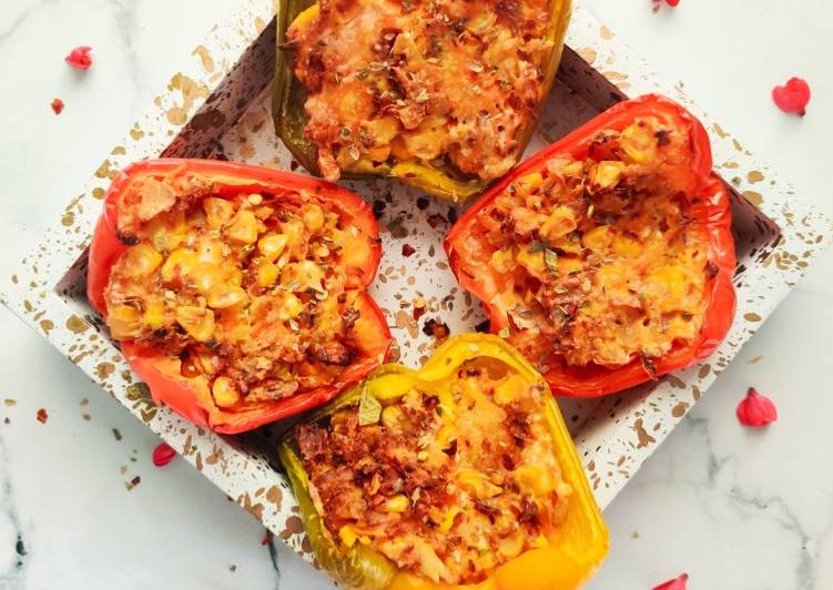 Simple Way to Prepare Speedy Stuffed bellpeppers | Simple Recipe For One