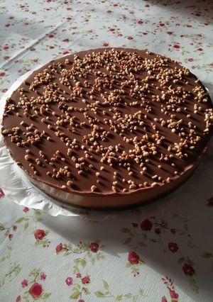 Una foto de Tarta de dulce de leche con chocolate