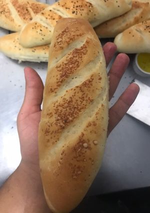 Una foto de Pan baguete tipo subway