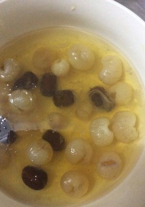 Hình của món Nước yến long nhãn táo đỏ!.