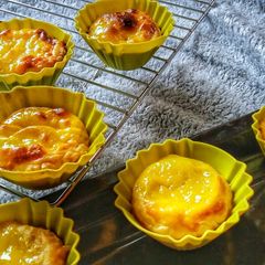 A picture of Easy Portuguesse Egg Tarts.