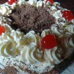 Una foto de Torta selva negra