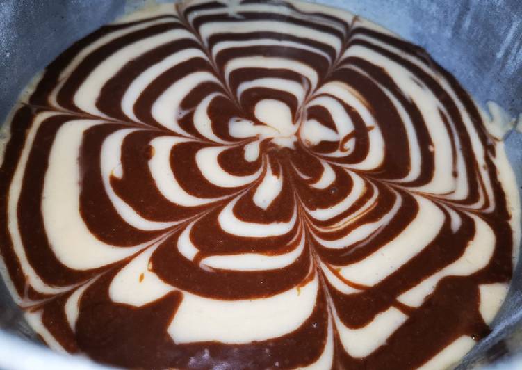 Zebra Chocolate Cake