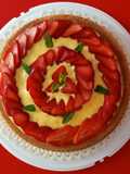 Crostata morbida alle fragole