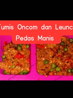Foto resep Tumis Oncom dan Leunca Pedas Manis