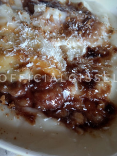 Una foto de Postre de sémola con chocolate y dulce de leche