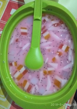 Foto resep Es jeli nata de coco