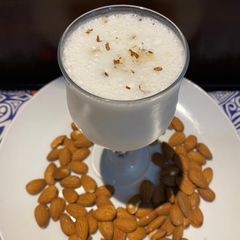 A picture of Almond milk shake.