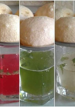 A picture of Panipuri Shots.