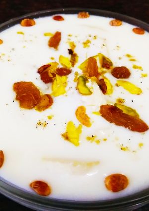 A picture of Banana Raita.