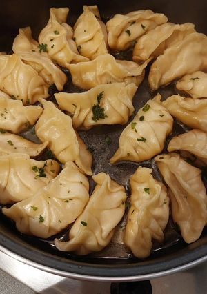 Une photo de Gyozas poulet carottes gingembre