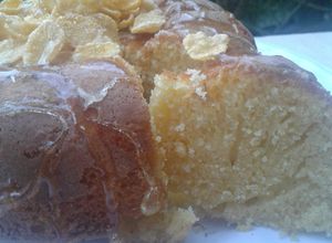 Una foto de Torta dorada apto celíacos y dietas sin harina de trigo