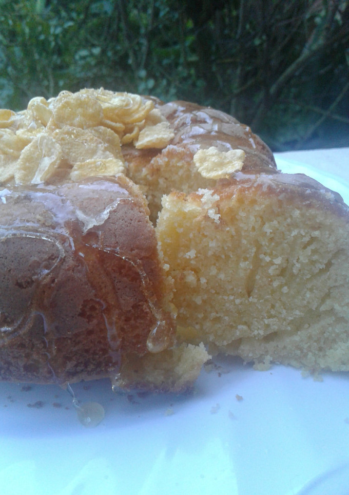 Una foto de Torta dorada apto celíacos y dietas sin harina de trigo