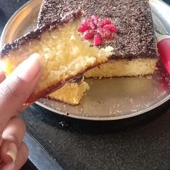 A picture of Sooji (Rava) Cake🎂🎂🎂.