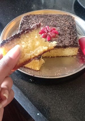 A picture of Sooji (Rava) Cake🎂🎂🎂.