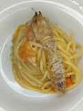 Spaghetti con cicale di mare