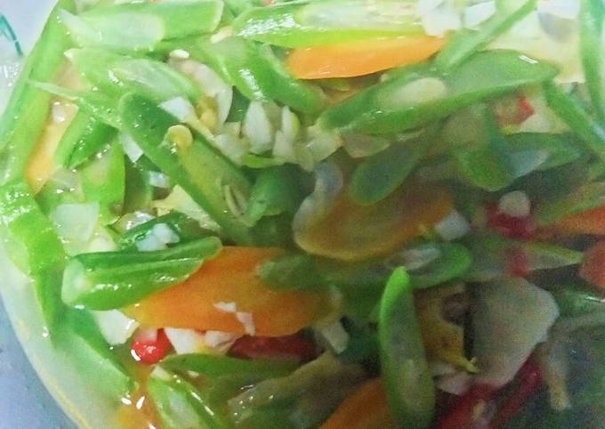 Capcai Buncis Wortel dan Kol Simple
