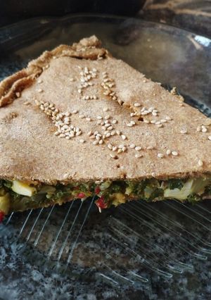 Una foto de Pascualina con masa integral