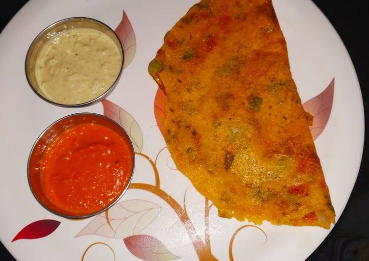 Steps to Prepare Perfect Special vegetable dosa