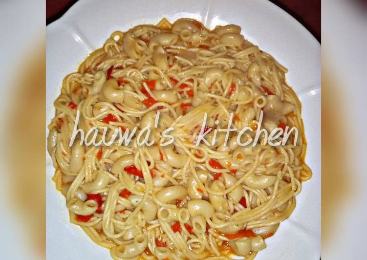 Recipe of Perfect Mixed pasta jollof