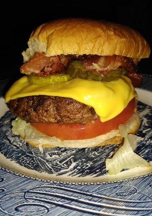 A picture of 2nd Best Burger in the World. 🙂.