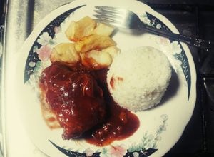 Una foto de Pollo en Coca cola