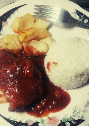 Una foto de Pollo en Coca cola