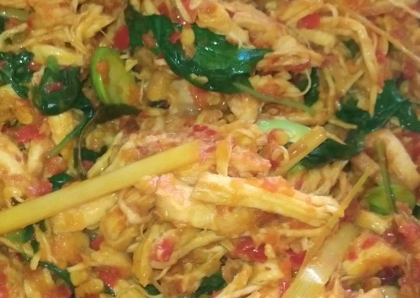Ayam suwir pete kemangi