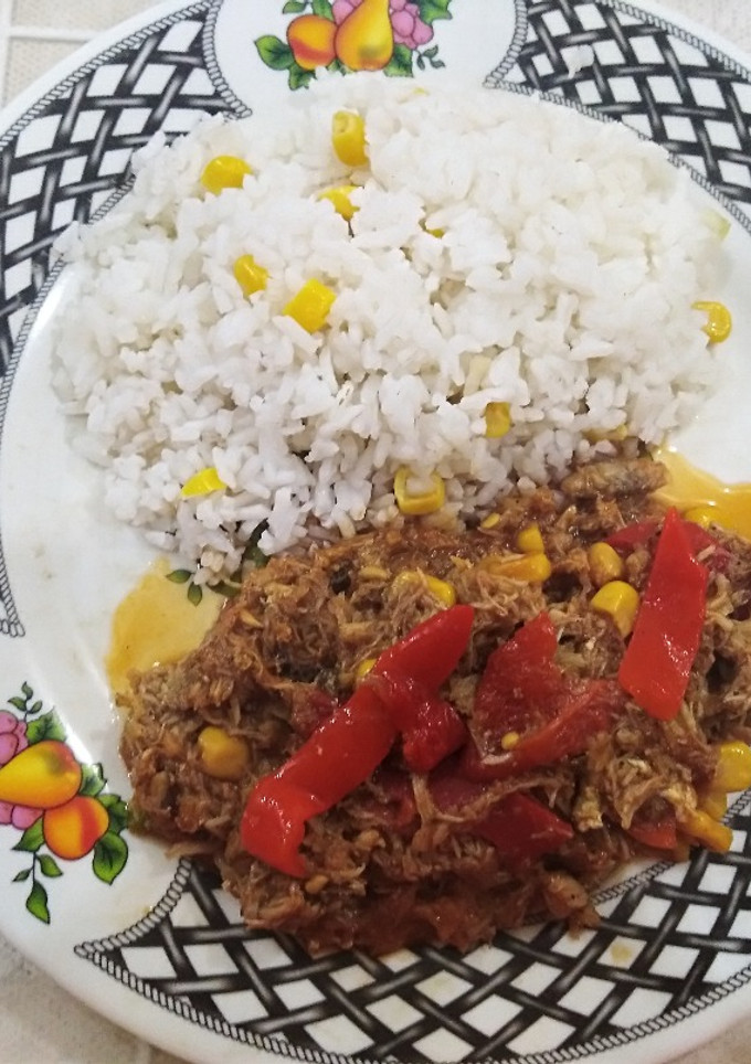 Una foto de Masa de cangrejos con maíz dulce